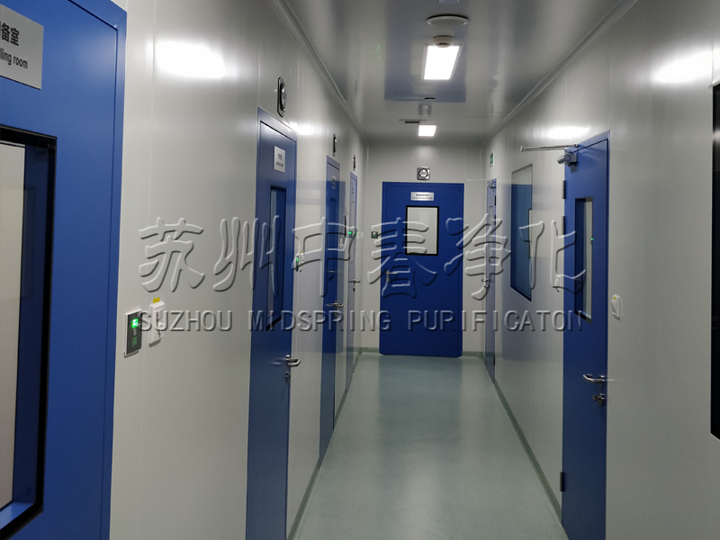 江蘇某國際第三方檢測(cè)潔凈室工程